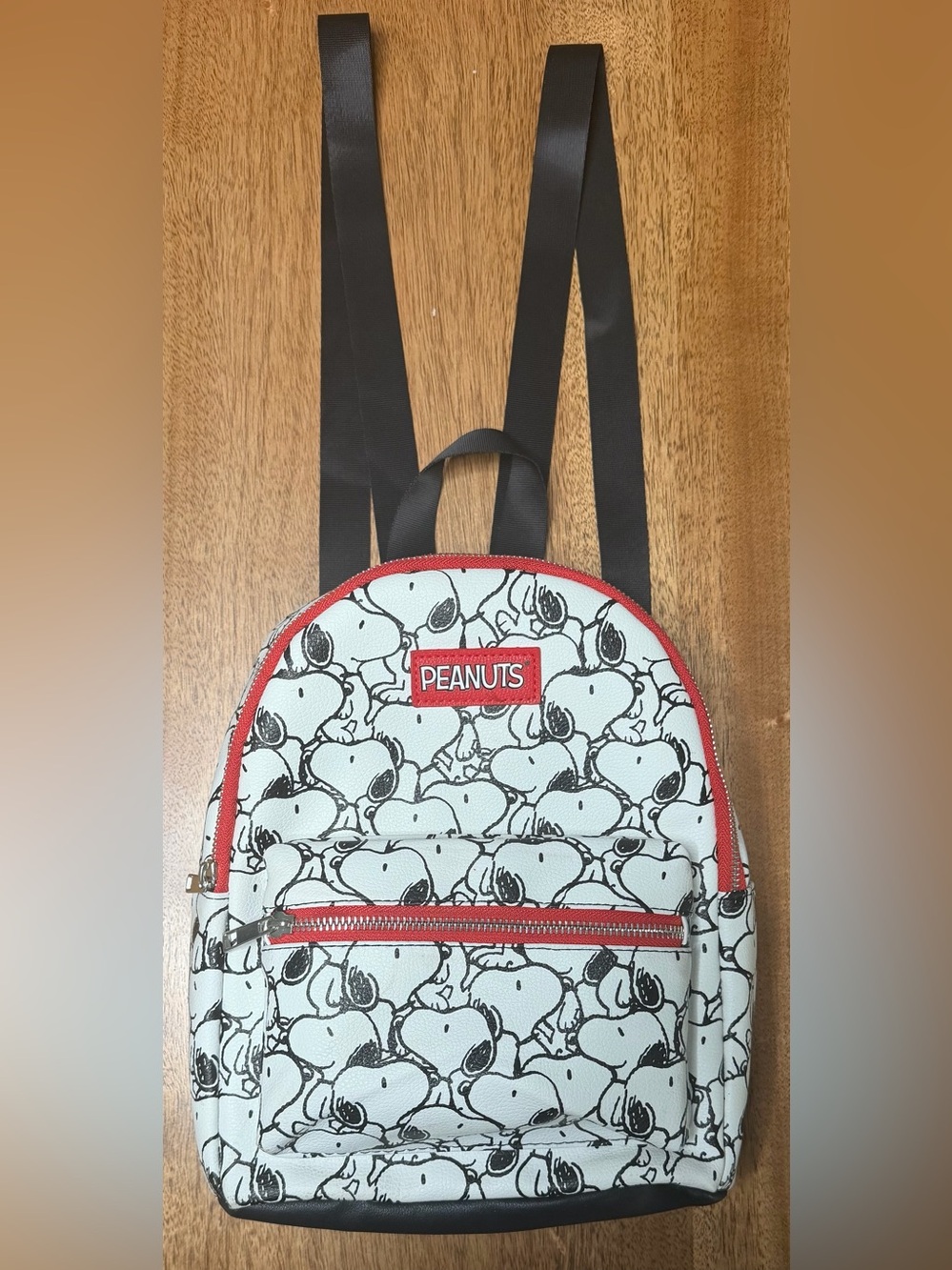 Peanuts Snoopy Mini Backpack - White / Black / Red [Used Great Condition] - Picture 2 of 4